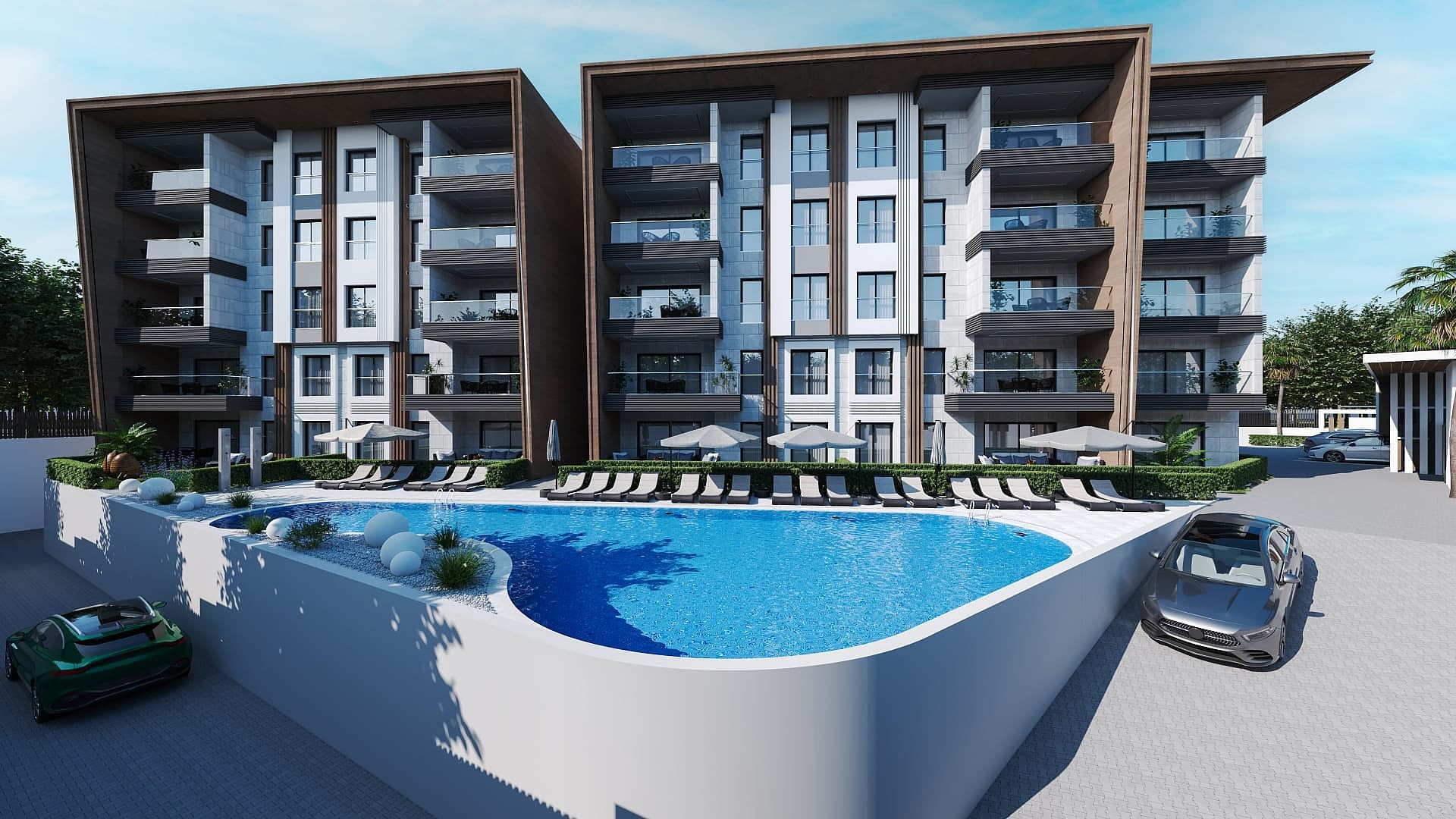 Apartments in İkiçeşmelik, Kuşadası (CII-00073)